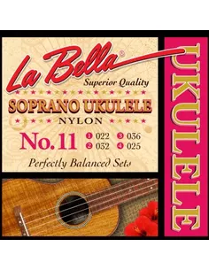 LaBella Soprano Ukulele L11 Acoustic Folk