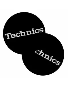 Technics Slipmat Black/White Logo